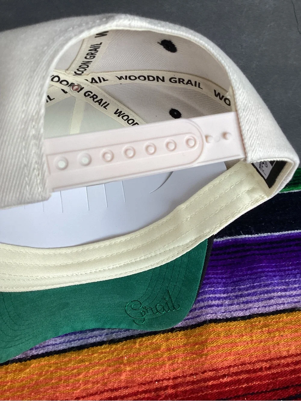 Woodngrail Oregon Ducks Upside Down Script Hat NWT